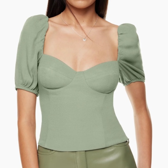 Aritzia Wilfred short sleeve blouse (size small) - Picture 6 of 6